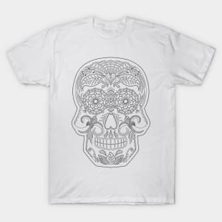 Day of the Dead Skull Color Me T-Shirt